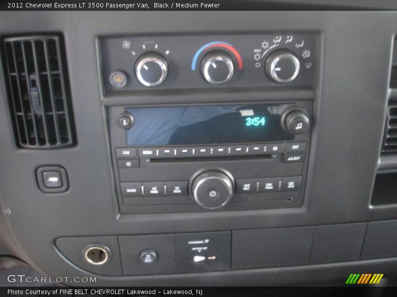 Black / Medium Pewter 2012 Chevrolet Express LT 3500 Passenger Van