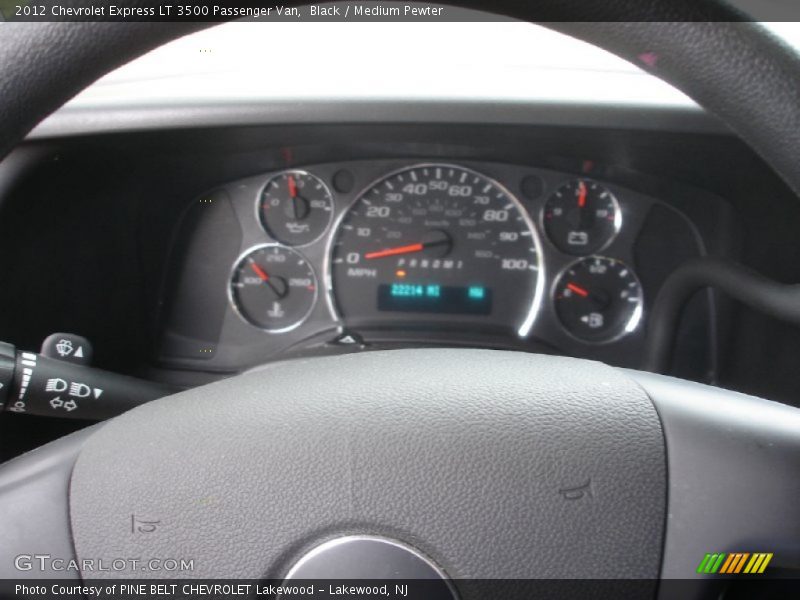 Black / Medium Pewter 2012 Chevrolet Express LT 3500 Passenger Van
