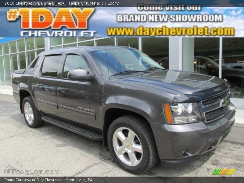 Taupe Gray Metallic / Ebony 2010 Chevrolet Avalanche LT 4x4