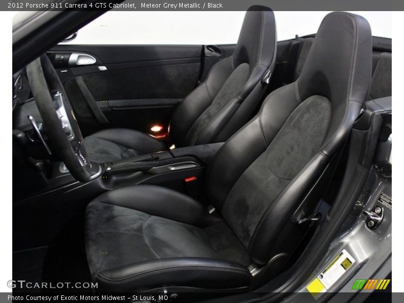  2012 911 Carrera 4 GTS Cabriolet Black Interior