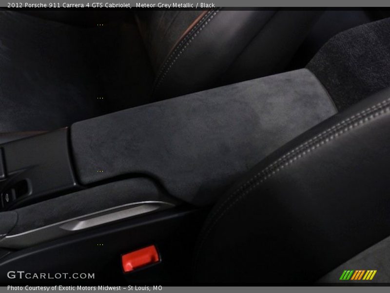 Meteor Grey Metallic / Black 2012 Porsche 911 Carrera 4 GTS Cabriolet