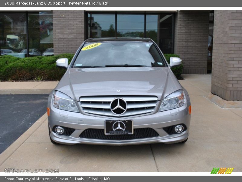 Pewter Metallic / Black 2008 Mercedes-Benz C 350 Sport