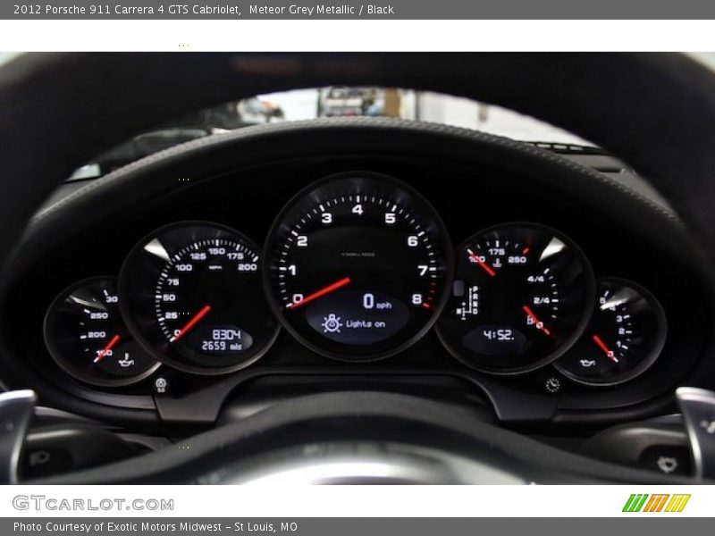  2012 911 Carrera 4 GTS Cabriolet Carrera 4 GTS Cabriolet Gauges