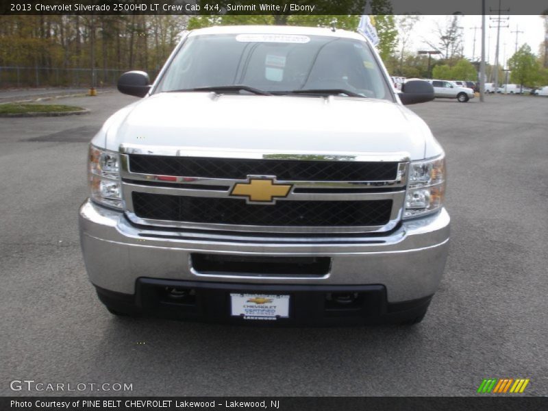 Summit White / Ebony 2013 Chevrolet Silverado 2500HD LT Crew Cab 4x4