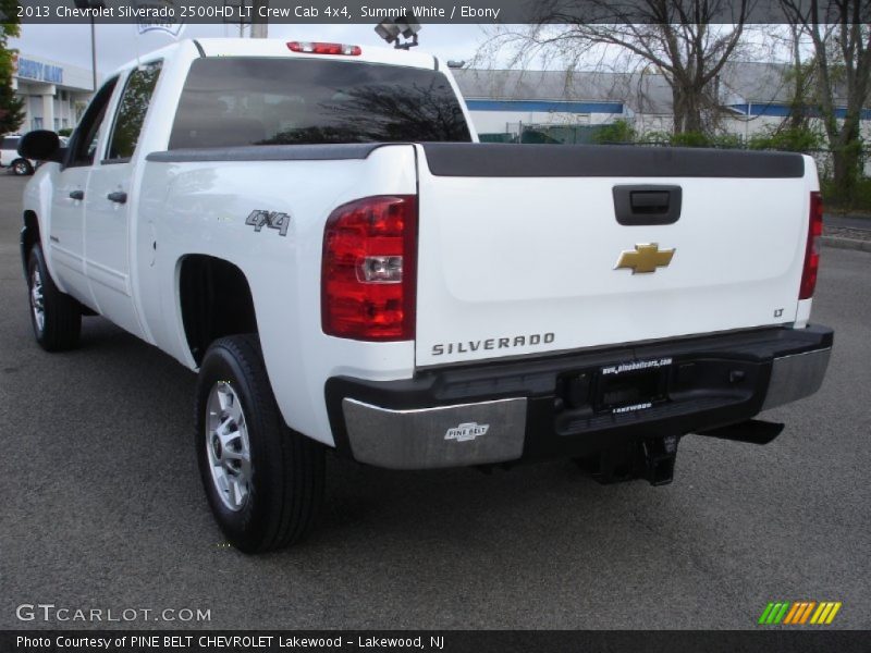 Summit White / Ebony 2013 Chevrolet Silverado 2500HD LT Crew Cab 4x4