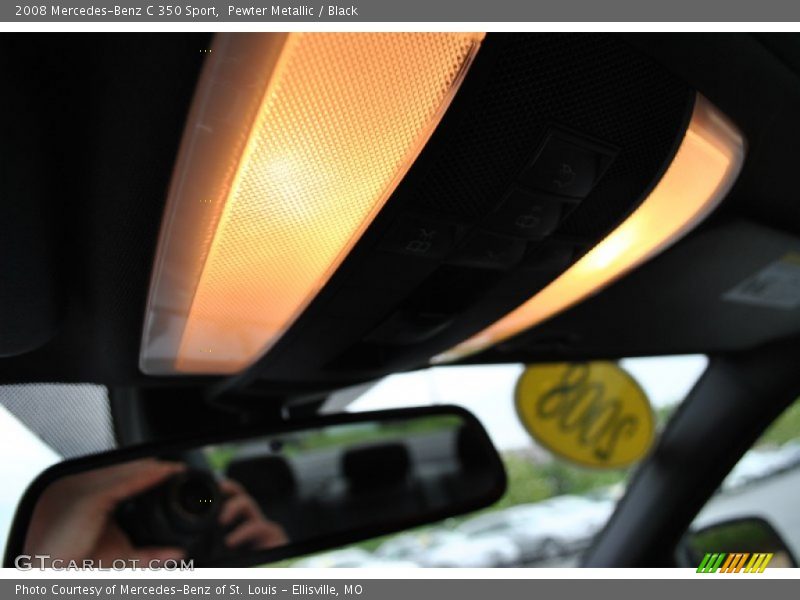 Pewter Metallic / Black 2008 Mercedes-Benz C 350 Sport