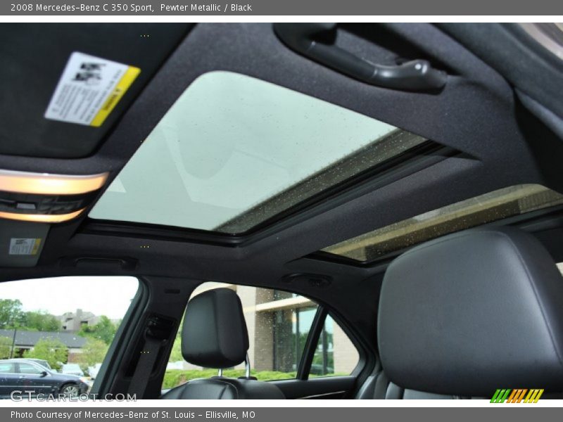 Pewter Metallic / Black 2008 Mercedes-Benz C 350 Sport