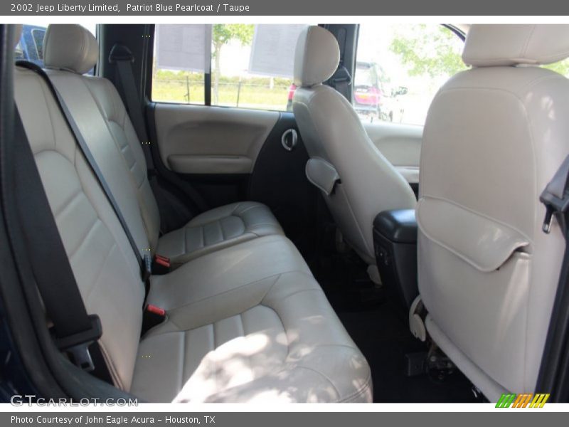 Patriot Blue Pearlcoat / Taupe 2002 Jeep Liberty Limited