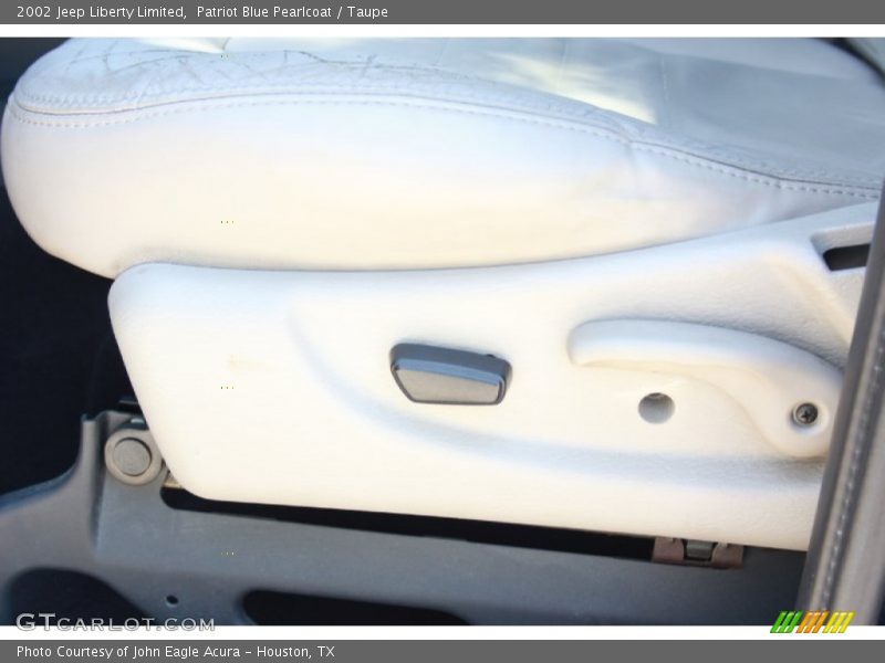 Patriot Blue Pearlcoat / Taupe 2002 Jeep Liberty Limited