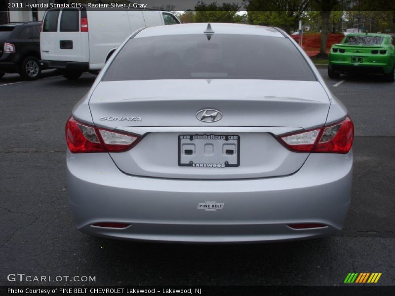 Radiant Silver / Gray 2011 Hyundai Sonata GLS