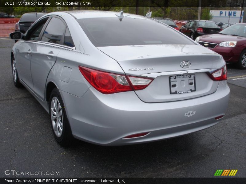 Radiant Silver / Gray 2011 Hyundai Sonata GLS
