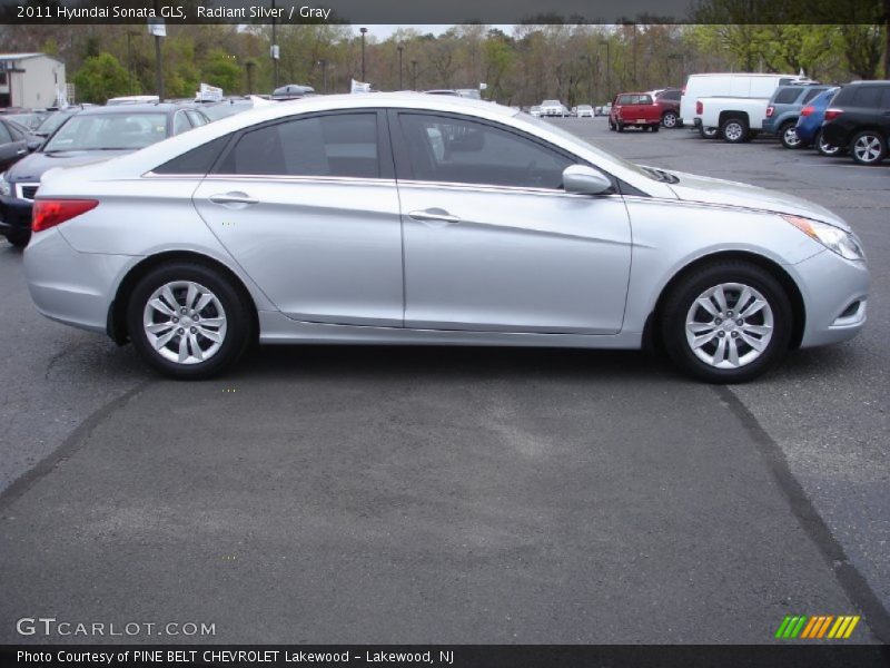 Radiant Silver / Gray 2011 Hyundai Sonata GLS