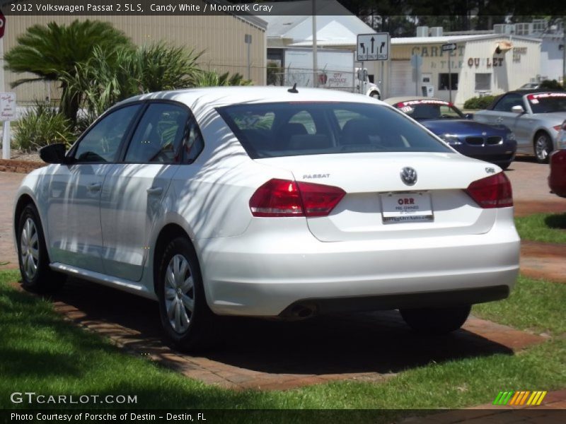 Candy White / Moonrock Gray 2012 Volkswagen Passat 2.5L S