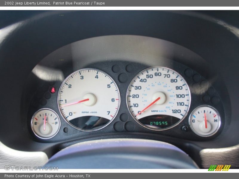  2002 Liberty Limited Limited Gauges