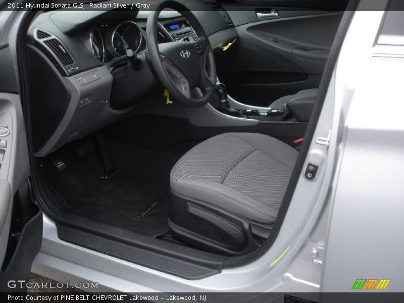 Radiant Silver / Gray 2011 Hyundai Sonata GLS