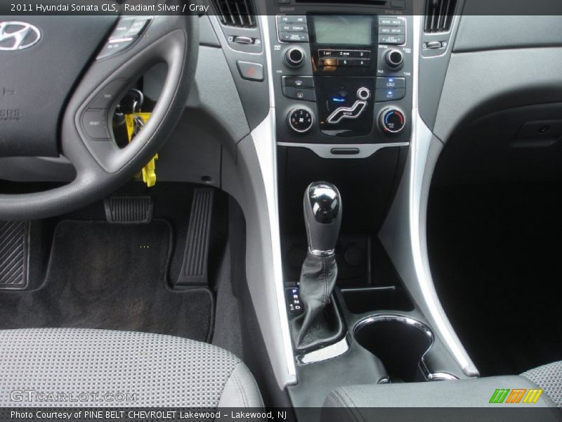 Radiant Silver / Gray 2011 Hyundai Sonata GLS