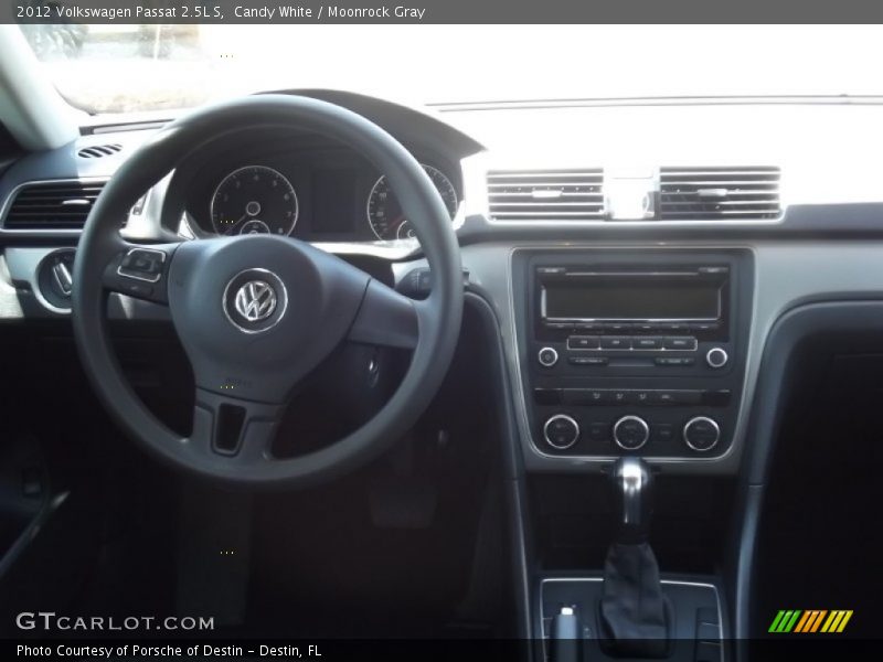 Candy White / Moonrock Gray 2012 Volkswagen Passat 2.5L S