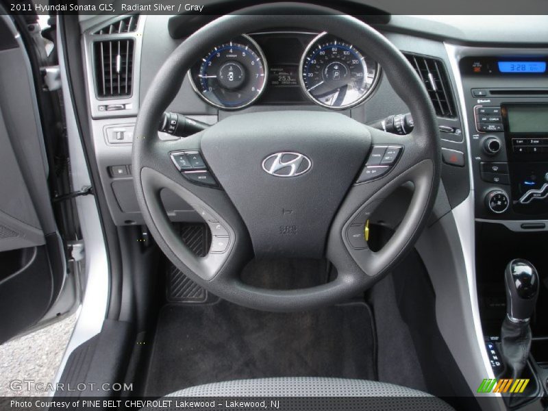 Radiant Silver / Gray 2011 Hyundai Sonata GLS