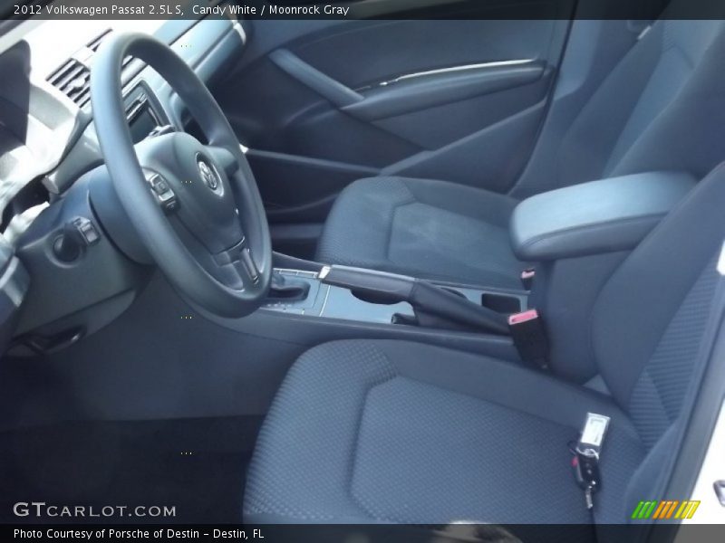 Candy White / Moonrock Gray 2012 Volkswagen Passat 2.5L S