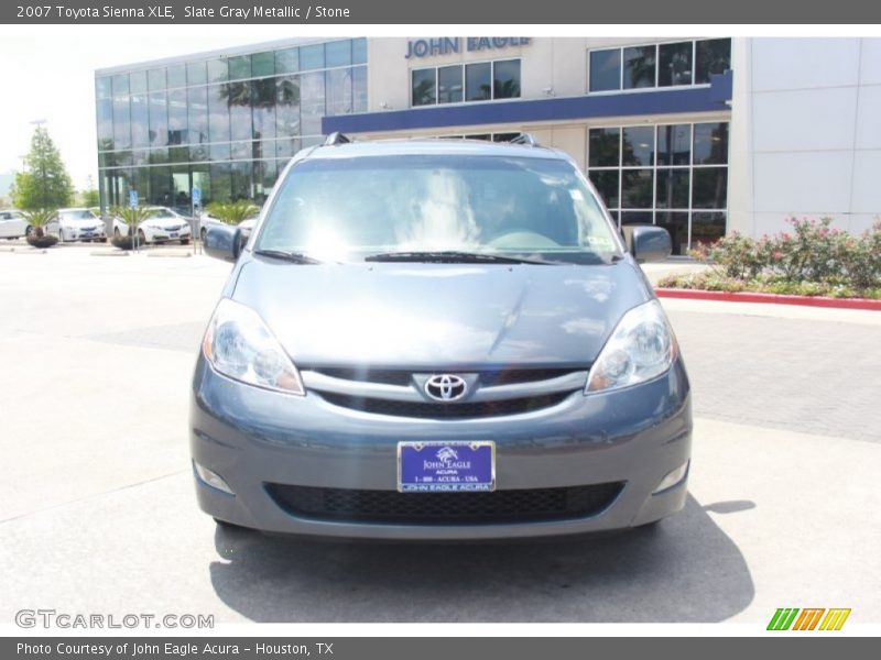 Slate Gray Metallic / Stone 2007 Toyota Sienna XLE