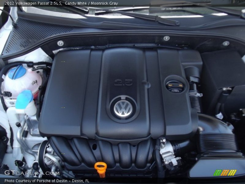 Candy White / Moonrock Gray 2012 Volkswagen Passat 2.5L S
