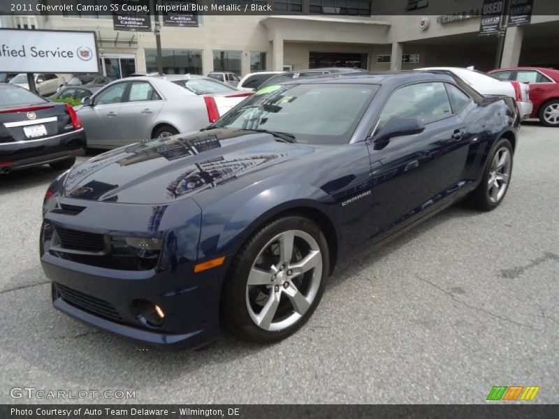 Imperial Blue Metallic / Black 2011 Chevrolet Camaro SS Coupe