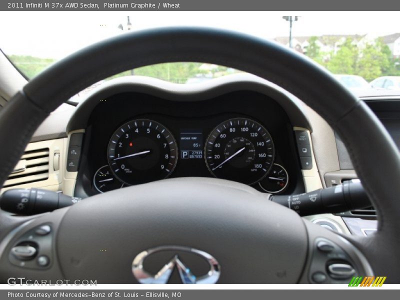 Platinum Graphite / Wheat 2011 Infiniti M 37x AWD Sedan