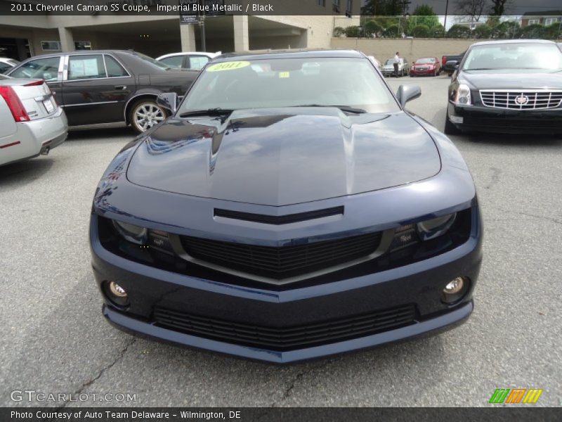 Imperial Blue Metallic / Black 2011 Chevrolet Camaro SS Coupe