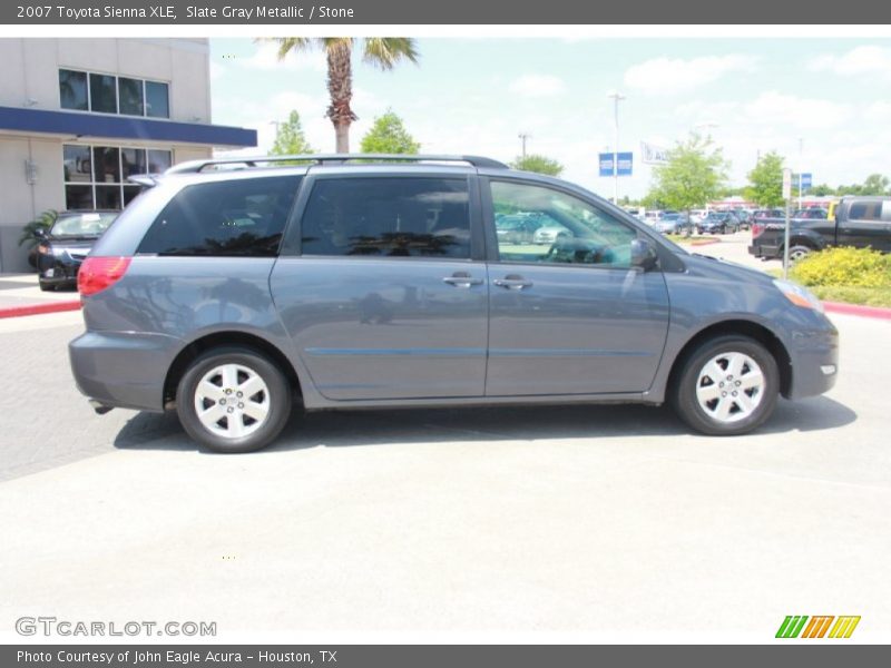 Slate Gray Metallic / Stone 2007 Toyota Sienna XLE