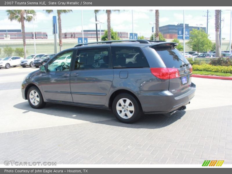 Slate Gray Metallic / Stone 2007 Toyota Sienna XLE
