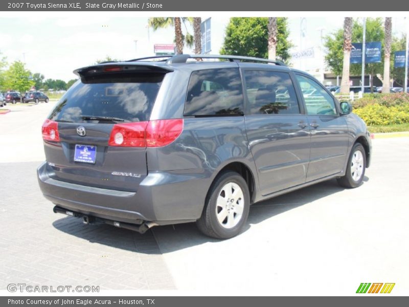 Slate Gray Metallic / Stone 2007 Toyota Sienna XLE