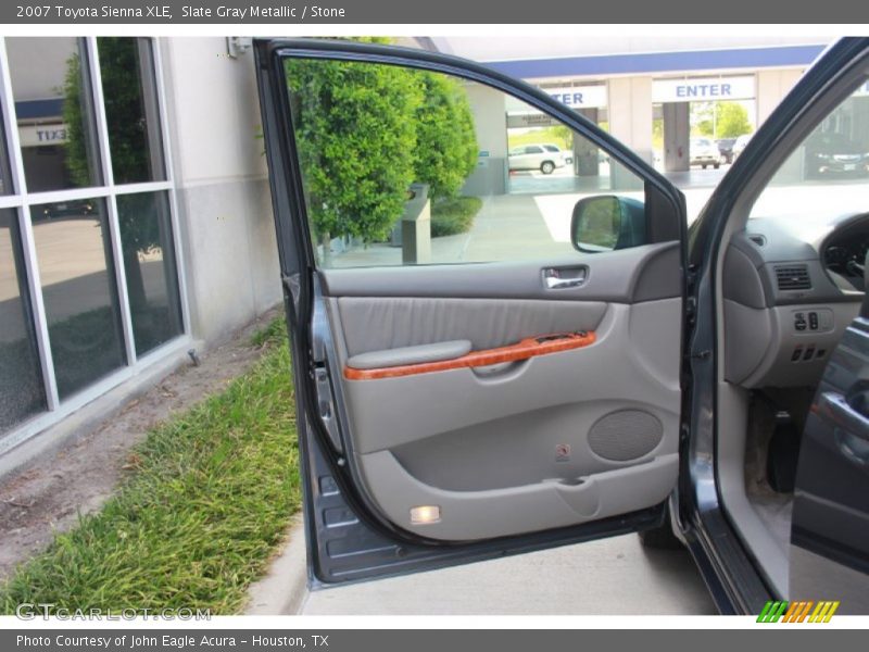 Slate Gray Metallic / Stone 2007 Toyota Sienna XLE
