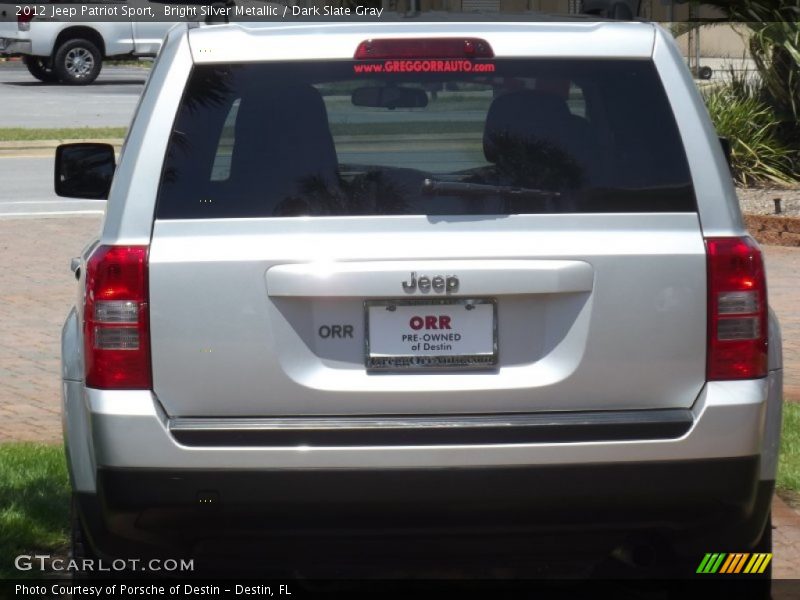 Bright Silver Metallic / Dark Slate Gray 2012 Jeep Patriot Sport