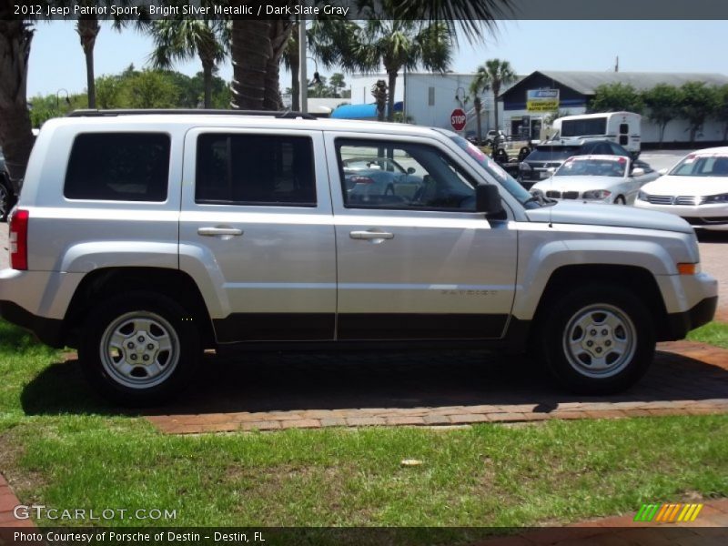 Bright Silver Metallic / Dark Slate Gray 2012 Jeep Patriot Sport