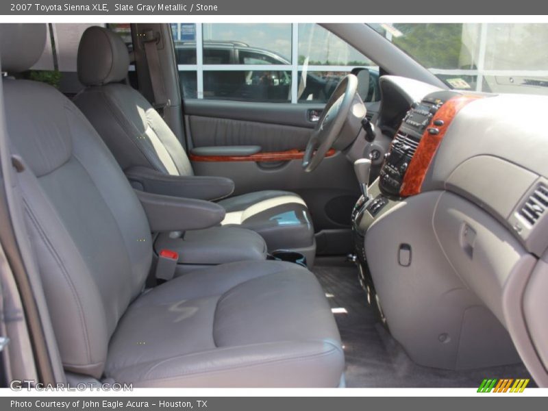 Slate Gray Metallic / Stone 2007 Toyota Sienna XLE