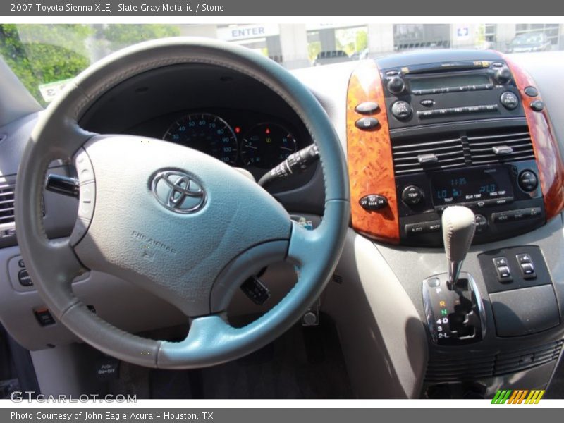 Slate Gray Metallic / Stone 2007 Toyota Sienna XLE