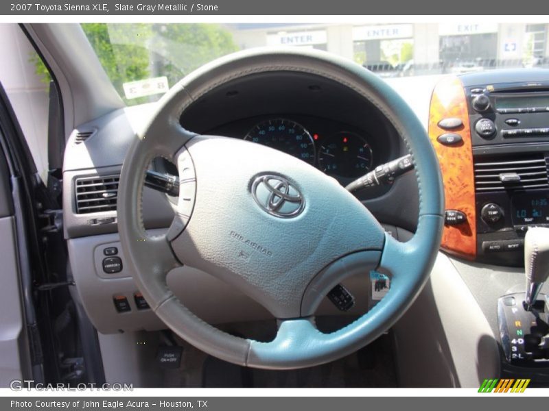 Slate Gray Metallic / Stone 2007 Toyota Sienna XLE