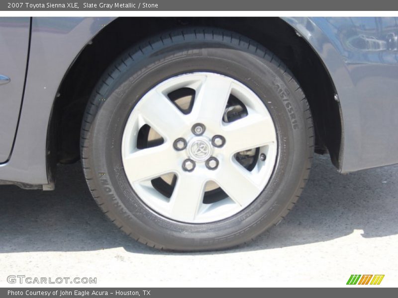 Slate Gray Metallic / Stone 2007 Toyota Sienna XLE