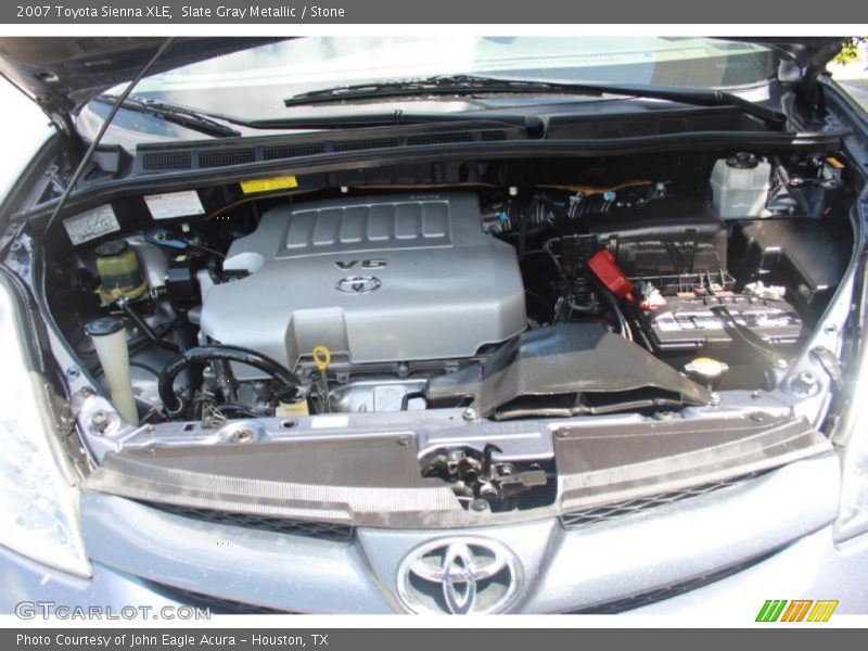 Slate Gray Metallic / Stone 2007 Toyota Sienna XLE