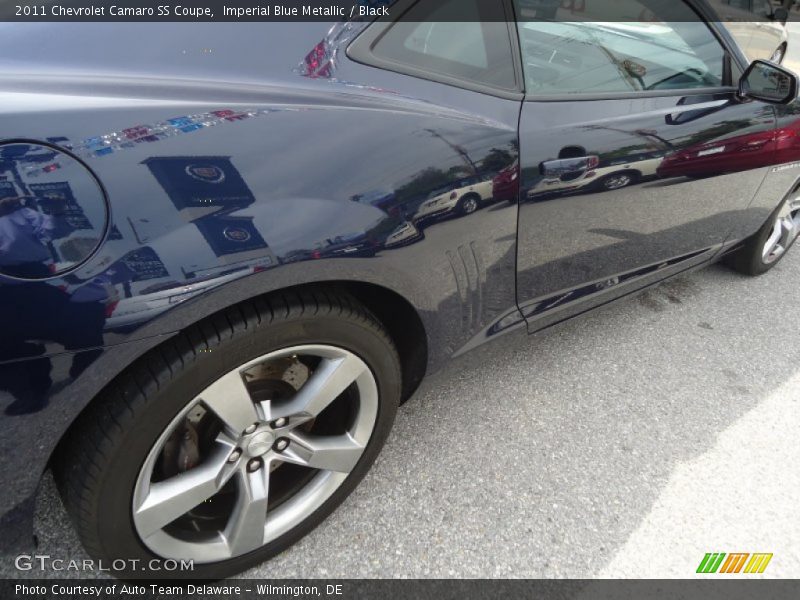 Imperial Blue Metallic / Black 2011 Chevrolet Camaro SS Coupe