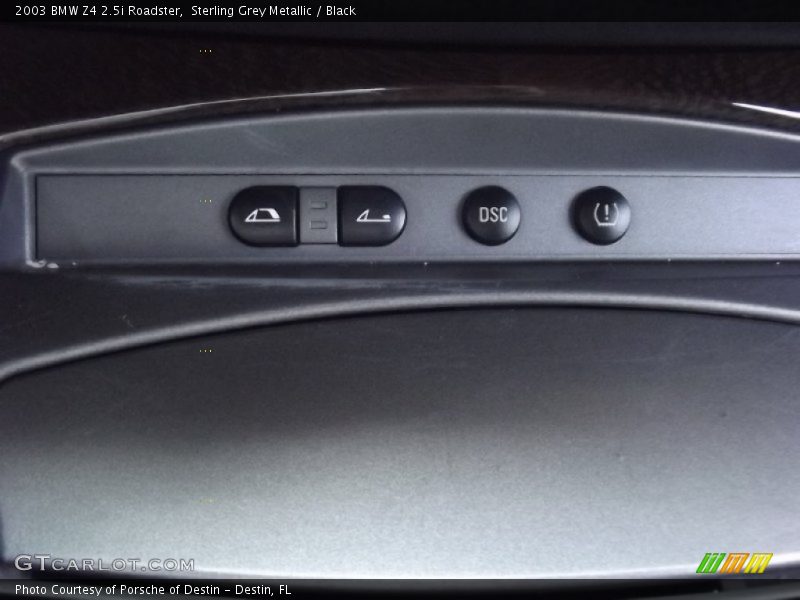 Sterling Grey Metallic / Black 2003 BMW Z4 2.5i Roadster