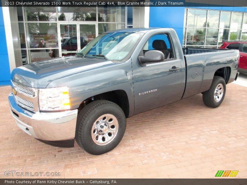 Front 3/4 View of 2013 Silverado 1500 Work Truck Regular Cab 4x4