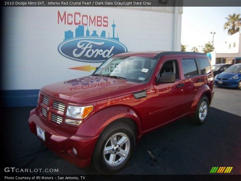 Inferno Red Crystal Pearl / Dark Slate Gray/Light Slate Gray 2010 Dodge Nitro SXT