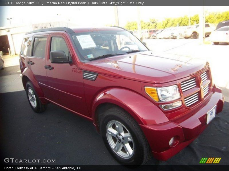 Inferno Red Crystal Pearl / Dark Slate Gray/Light Slate Gray 2010 Dodge Nitro SXT