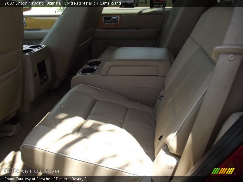 Vivid Red Metallic / Camel/Sand 2007 Lincoln Navigator Ultimate