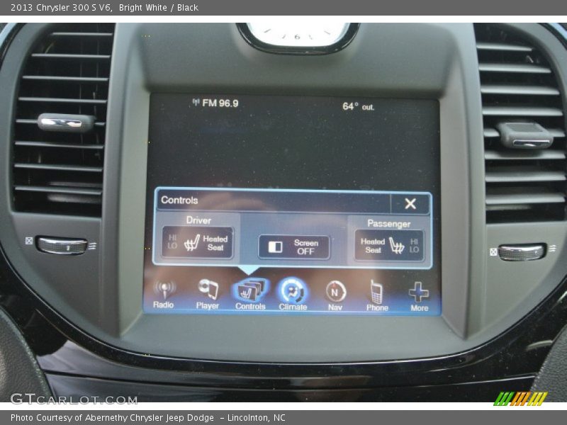 Bright White / Black 2013 Chrysler 300 S V6