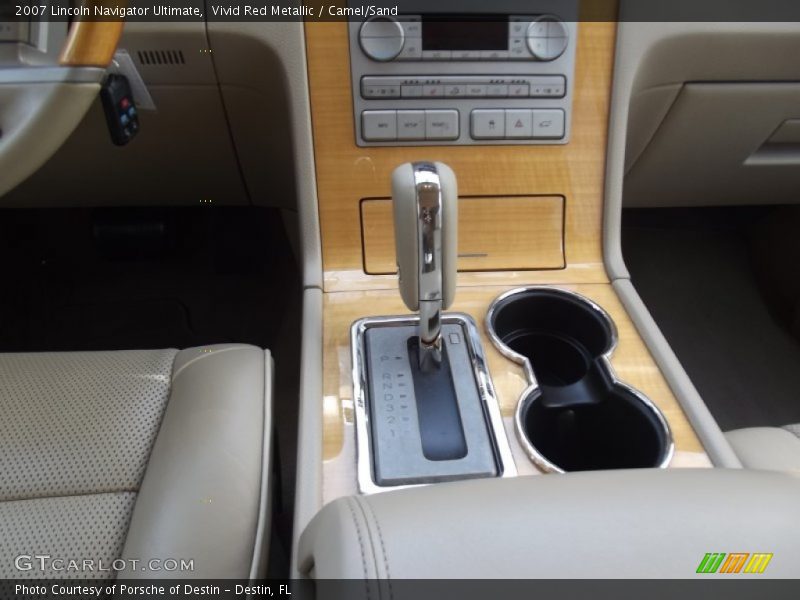 Vivid Red Metallic / Camel/Sand 2007 Lincoln Navigator Ultimate