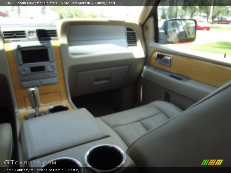 Vivid Red Metallic / Camel/Sand 2007 Lincoln Navigator Ultimate
