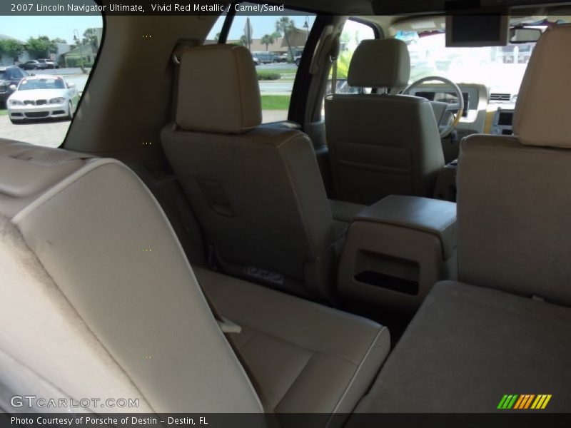 Vivid Red Metallic / Camel/Sand 2007 Lincoln Navigator Ultimate
