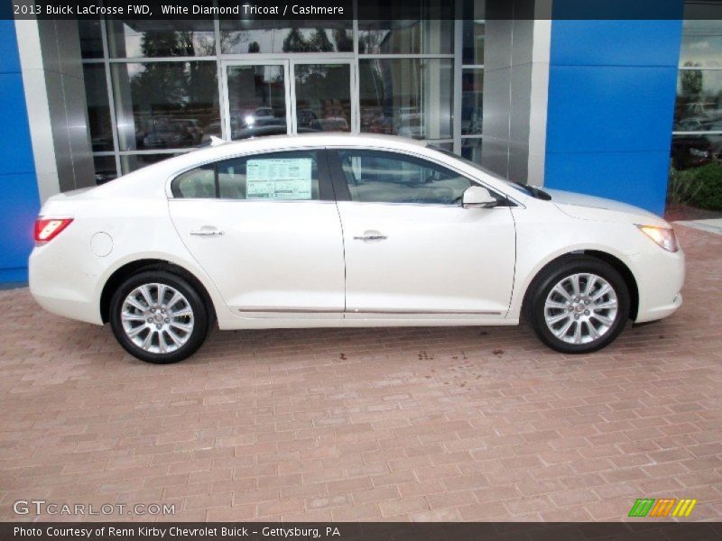 White Diamond Tricoat / Cashmere 2013 Buick LaCrosse FWD
